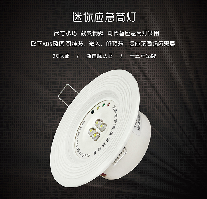 藝光消防迷你應急筒燈--精致小巧的體驗，不容錯過的選擇